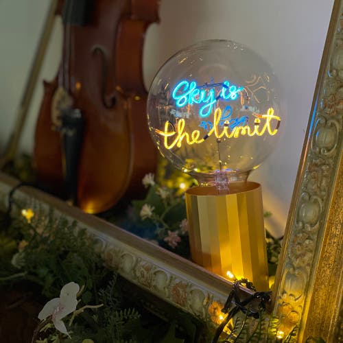 Mitb Sky Is The Limit Portable Table Lamp In Black