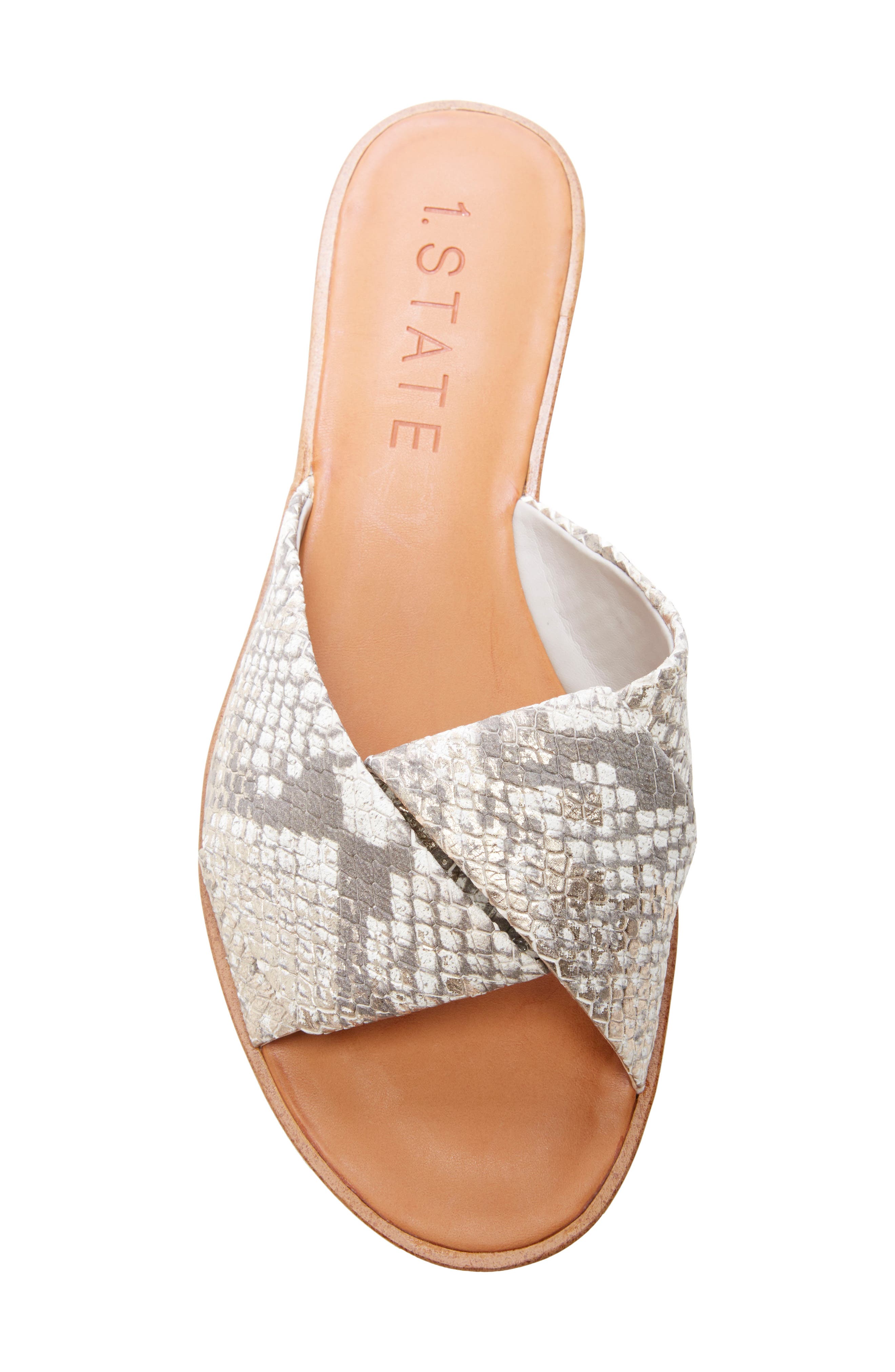Travor Slide Sandal, Alternate, color, ROCCIA BEIGE LEATHER