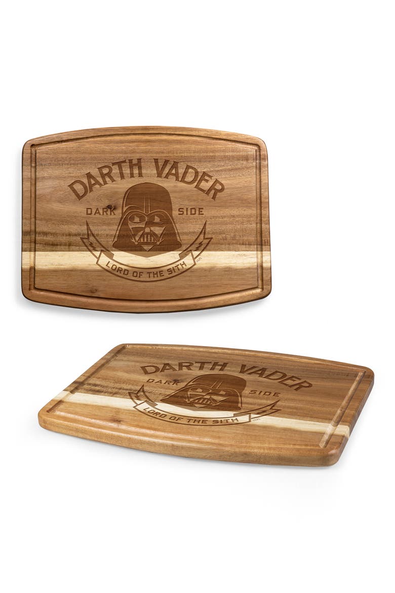 Star Wars™ Darth Vader Ovale Acacia Cutting Board, Alternate, color, BROWN/DARTH