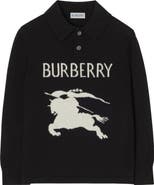 Burberry Long-sleeve EKD Cotton Polo Shirt