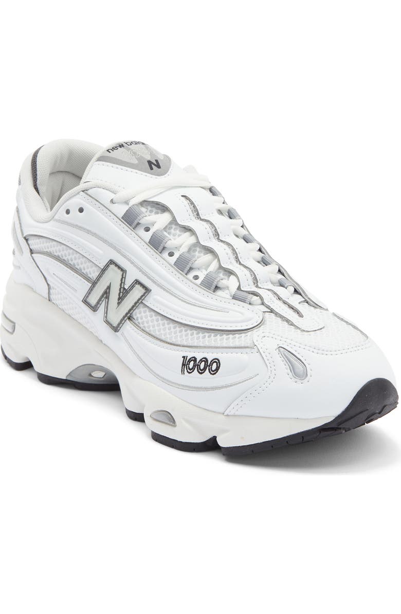 New Balance Gender Inclusive 1000 Sneaker, Main, color, White/ Grey Matter