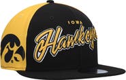 New Era Men's New Era Black Iowa Hawkeyes Outright 9FIFTY Snapback Hat