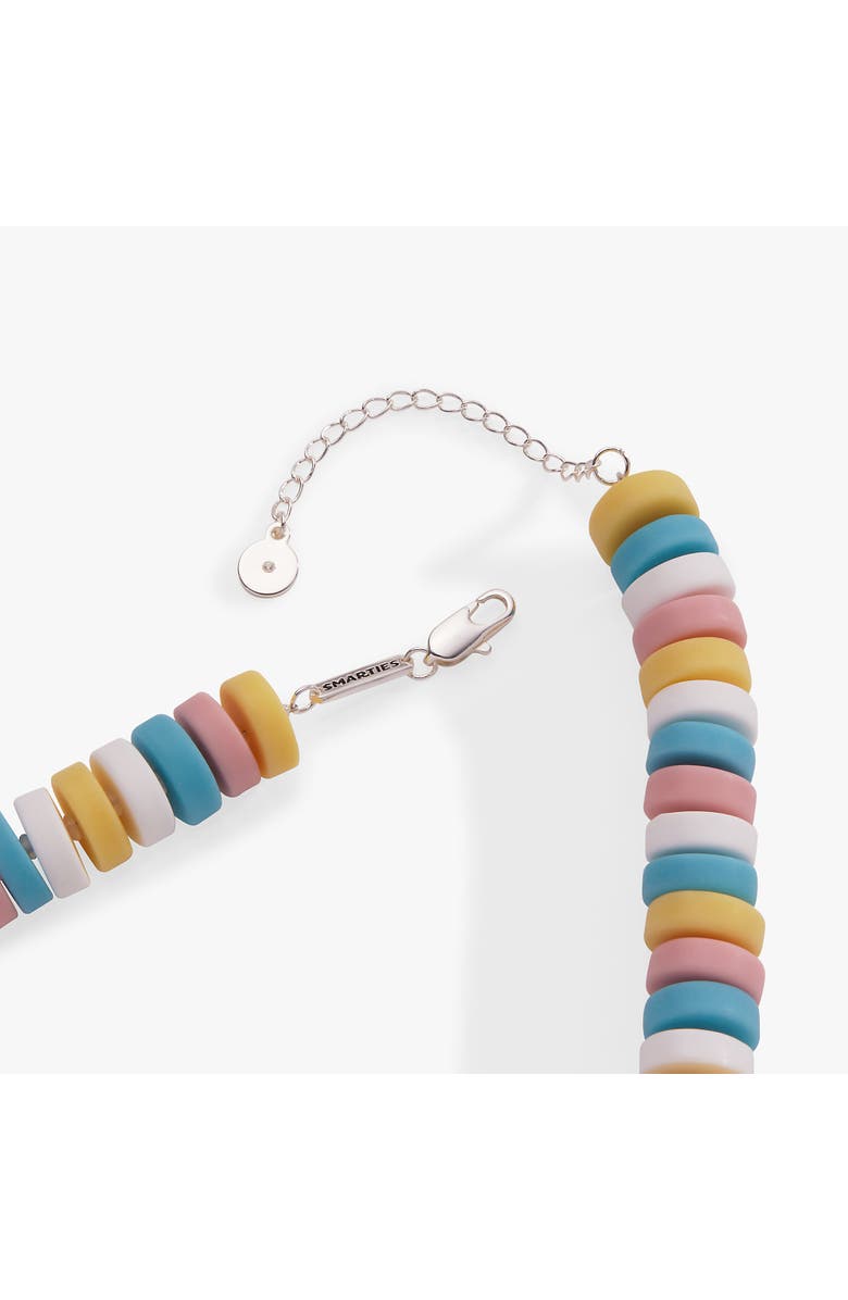 Alex and Ani Smarties Candy Necklace, Alternate, color, Silver