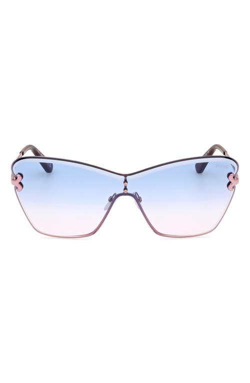 Emilio Pucci Butterfly Sunglasses in Pink /Gradient Blue 