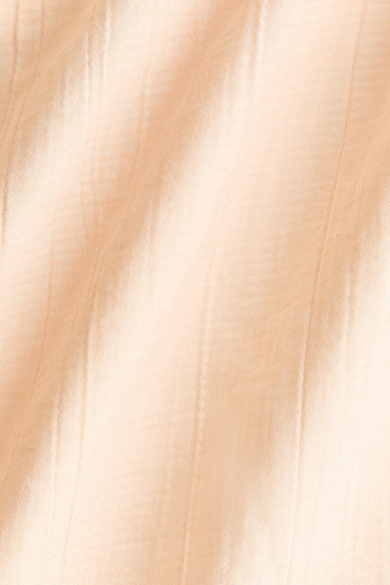 Halterneck Wrapover Beach Dress, Alternate, color, Pale apricot