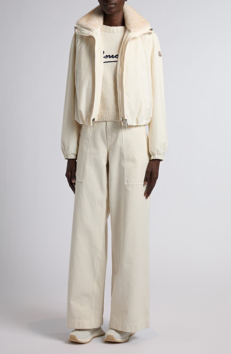 Moncler Pervenche 3-in-1 Down Jacket, Alternate, color, Silk White