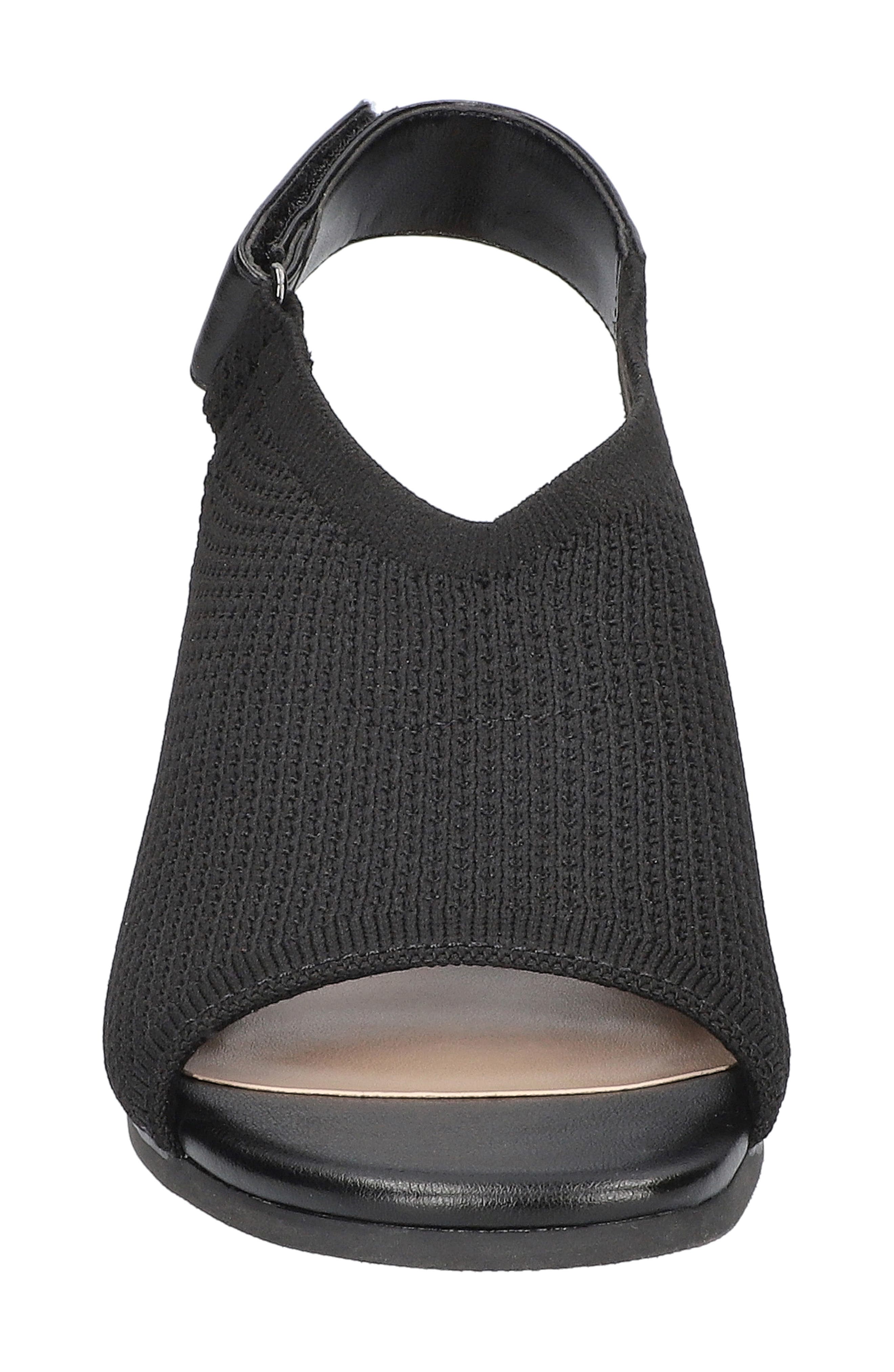 Bella Vita Marin Slingback Sandal, Alternate, color, Black Knit