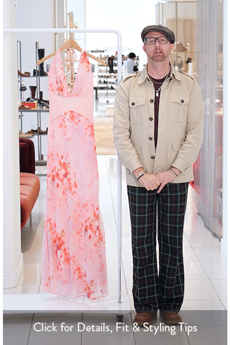 Gwyneth Halter Neck Maxi Dress video