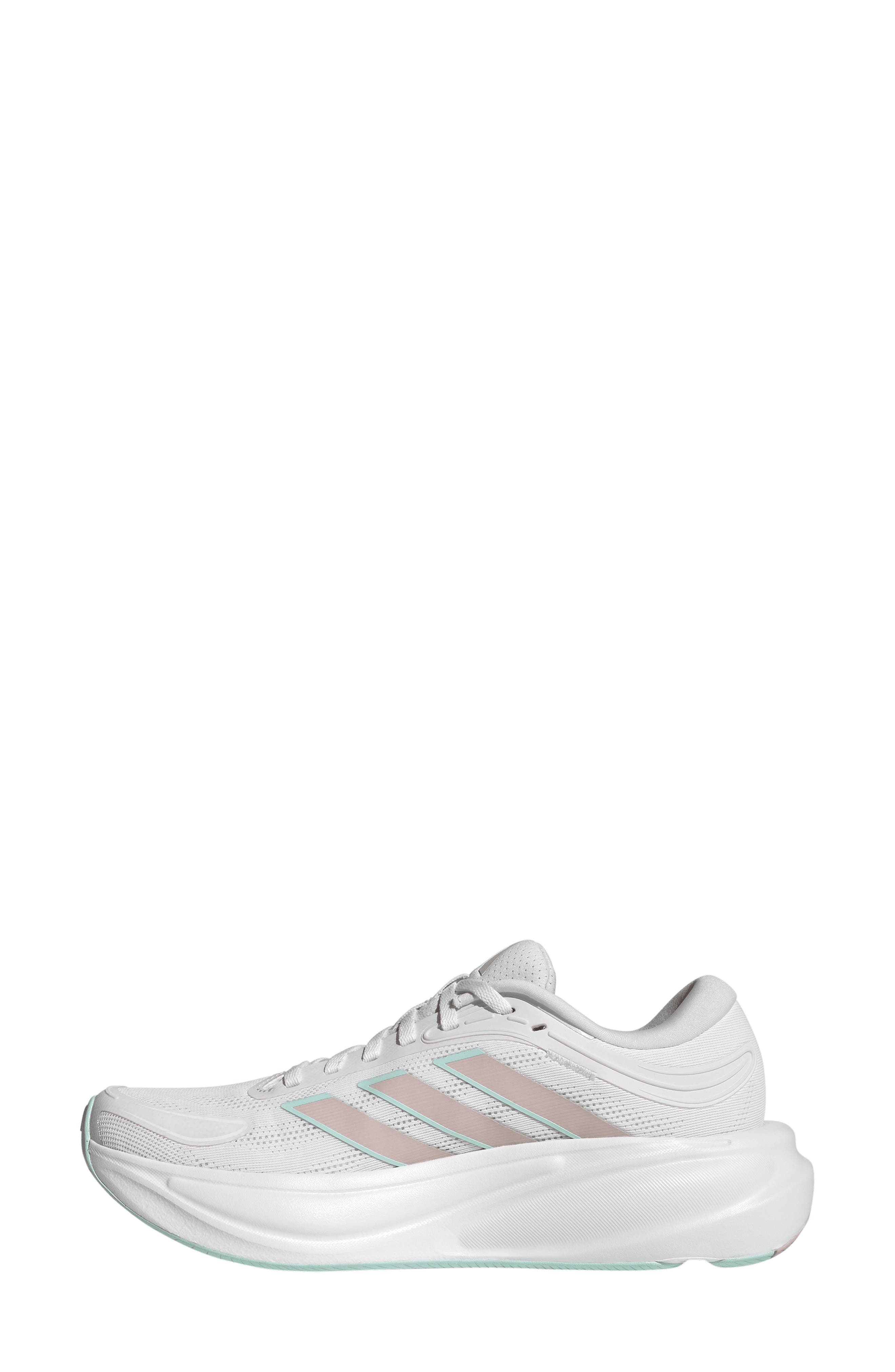 adidas Response 2 Running Shoe, Alternate, color, White/ Ice Purple/ Flash Aqua