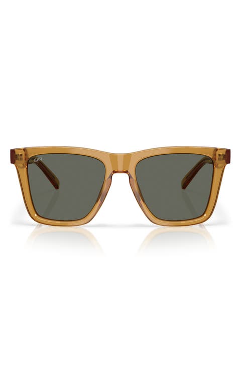 Keramas 54mm Polarized Square Sunglasses