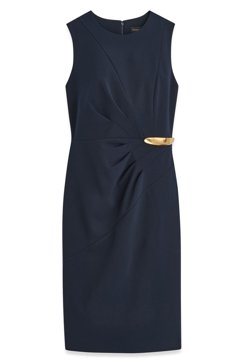 Sleeveless Sheath Dress, Alternate, color, INDIGO