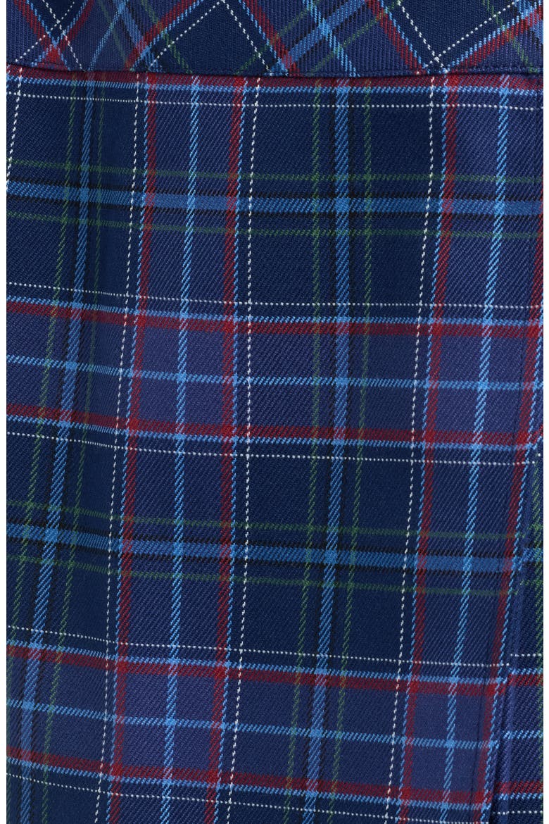 Inola Plaid Pleated Miniskirt, Alternate, color, AUTUMN TARTAN NAVY