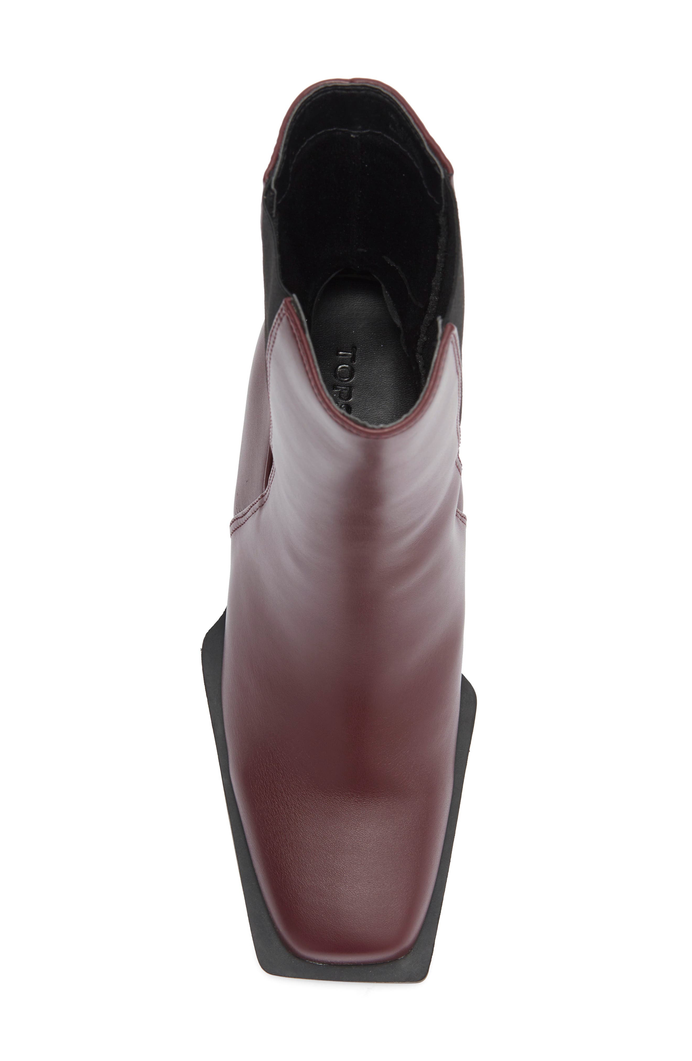 Topshop Block Heel Chelsea Boot, Alternate, color, 
