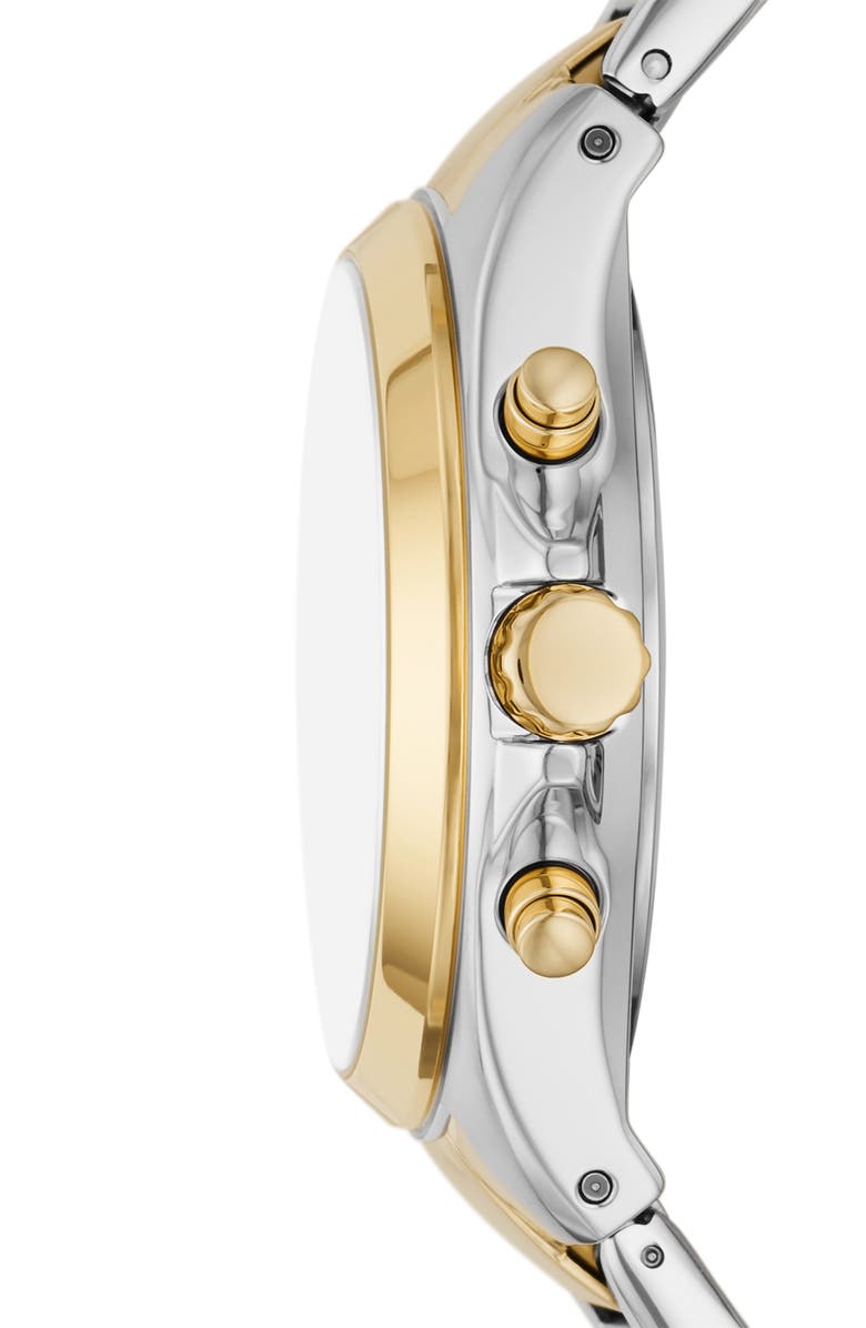 Fossil Modern Courier Chronograph Two-Tone Bracelet Watch, 36mm, Alternate, color, 