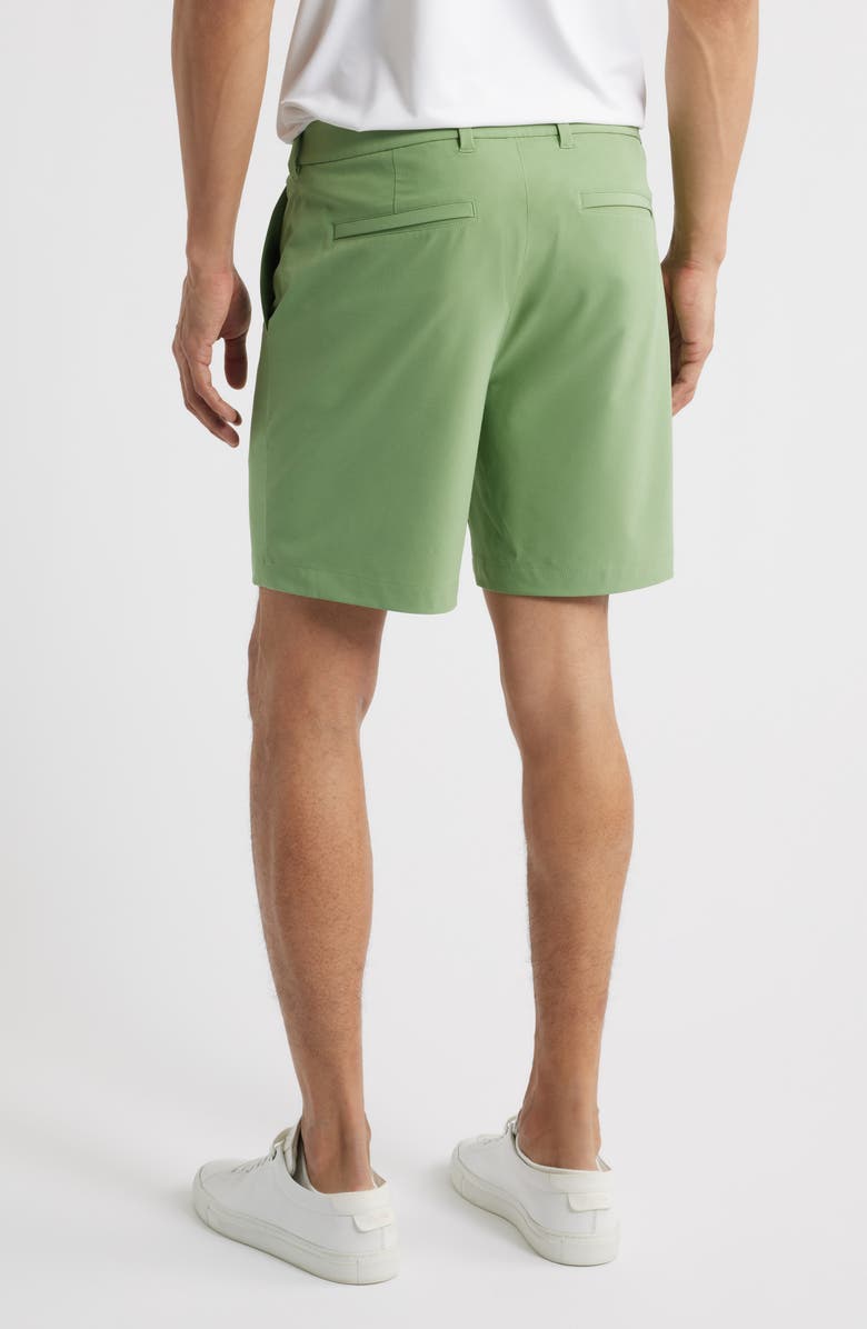 Mizzen+Main Helmsman Flat Front Performance Golf Shorts, Alternate, color, Leaf