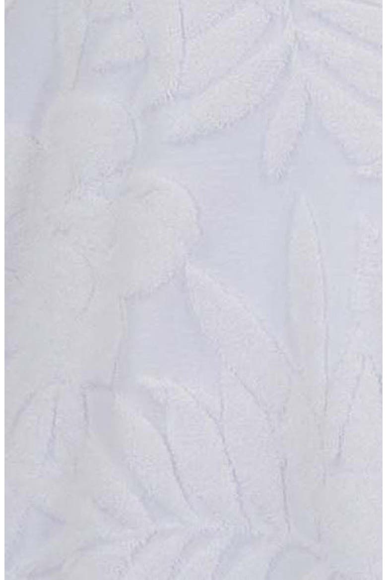Womens Cropped Terry Toweling Zip Hoodie, Alternate, color, WHITE