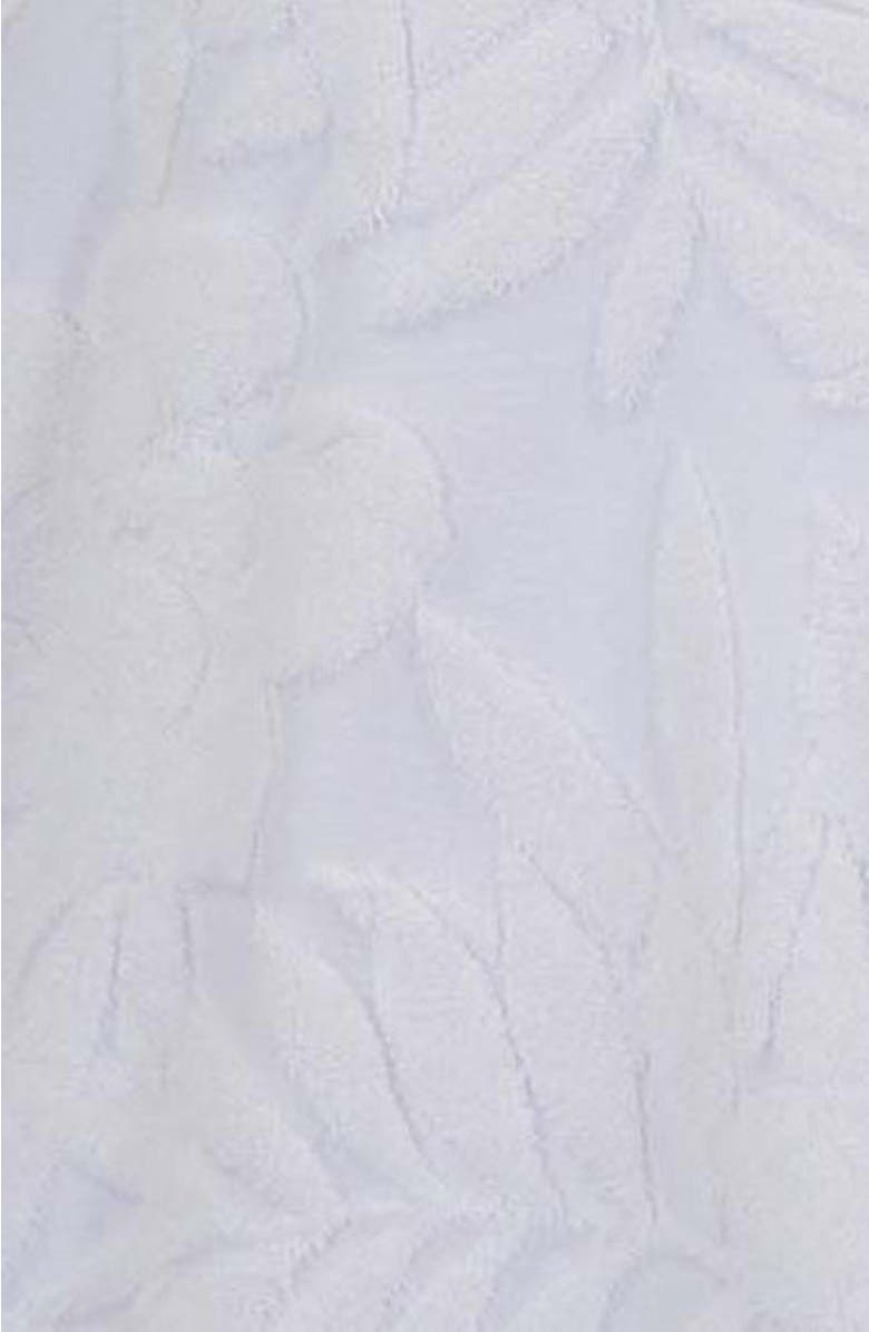 Lords of Harlech Womens Cropped Terry Toweling Zip Hoodie, Alternate, color, White