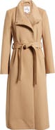 Sam Edelman Stand Collar Wrap Coat