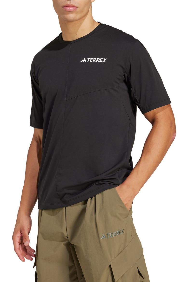 Terrex Tech T-Shirt, Main, color, BLACK