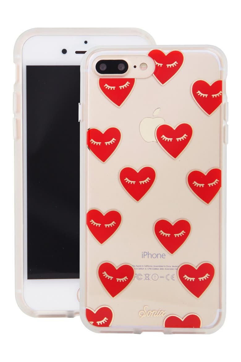Fancy Heart iPhone 7/8 & 7/8 Plus Case, Alternate, color, RED