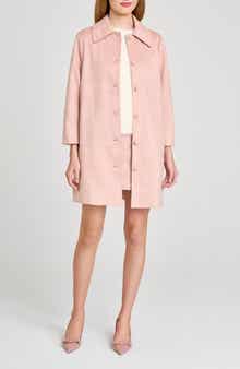 WAYF Madeline Faux Suede Coat