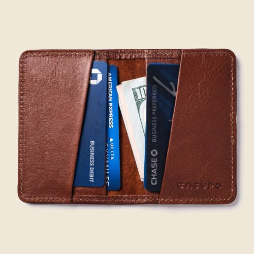Casupo Compact Bifold With Rfid Protection In Brown