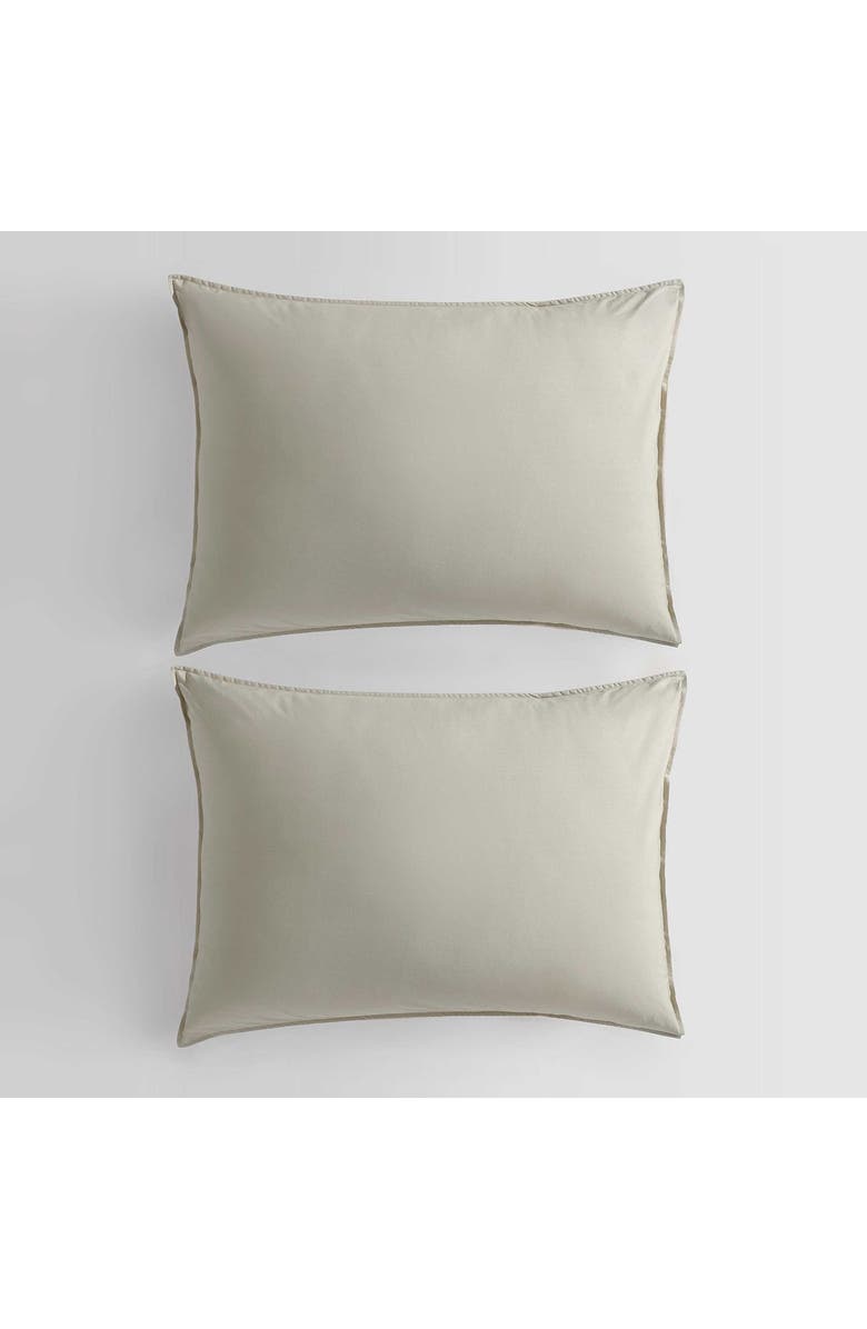 Calvin Klein Washed Percale Duvet Cover & Sham Set, Alternate, color, Absinthe Green