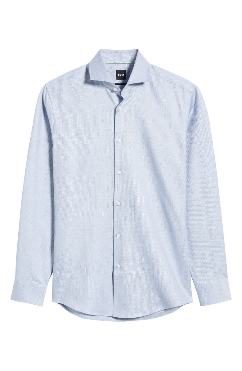 BOSS H-Hank Kent Dress Shirt, Main, color, Light/ Pastel Blue