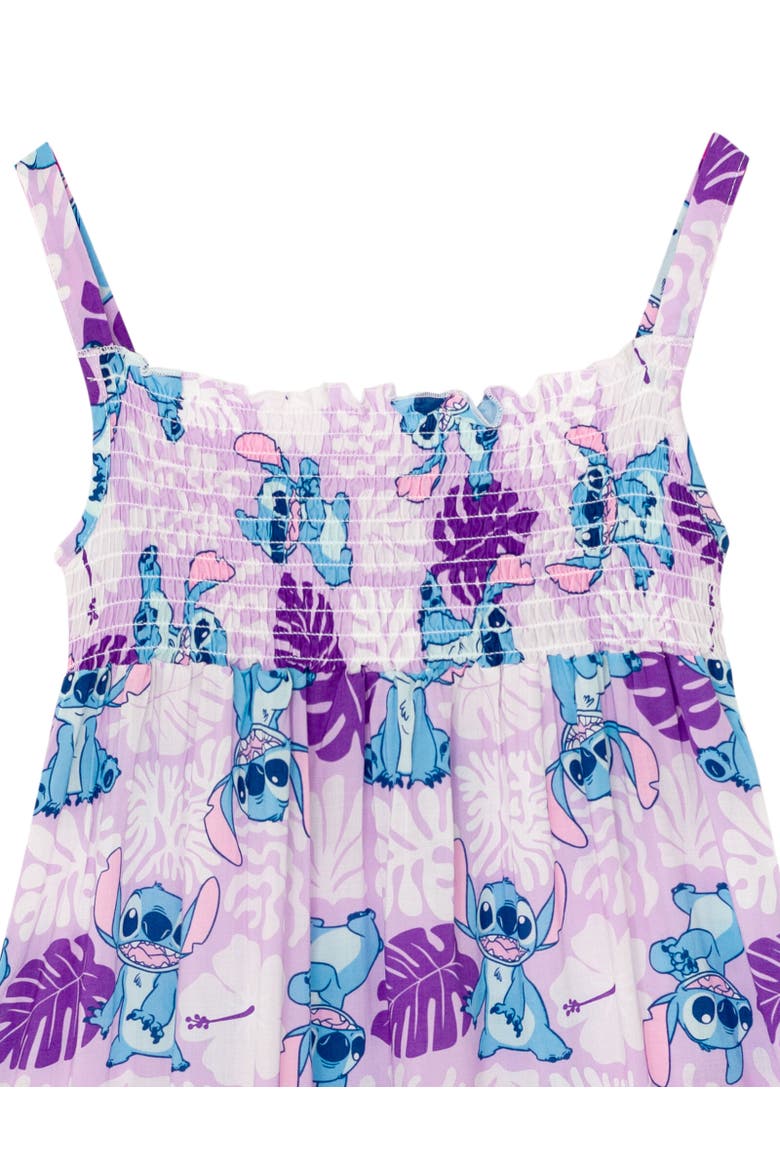 Maxi Strappy Dress, Alternate, color, Lilo & Stitch Purple