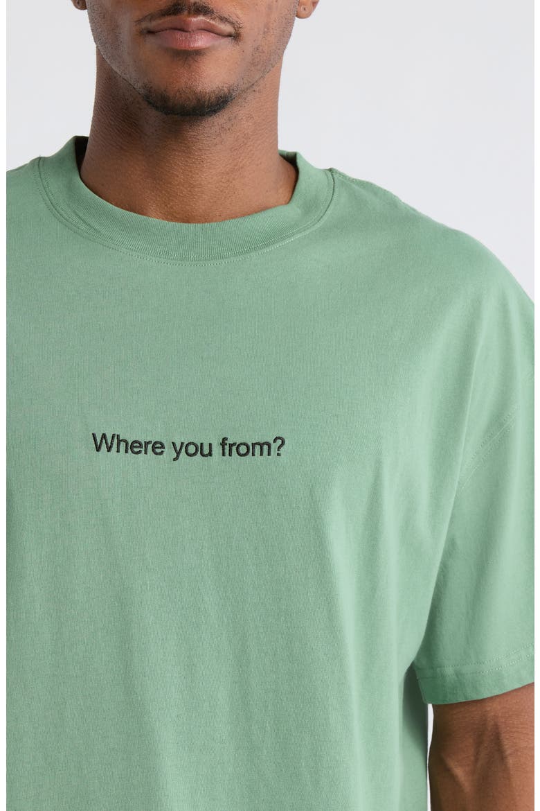 Where You From Graphic T-Shirt, Alternate, color, MINT