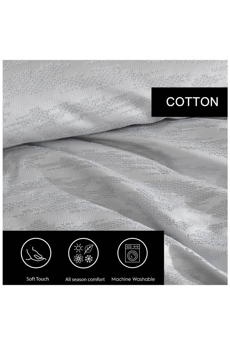 Illusion Bedding Set, Alternate, color, SILVER GREY