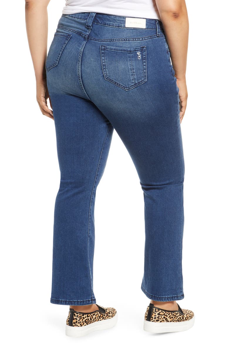 SLINK Jeans High Waist Bootcut Jeans, Alternate, color,