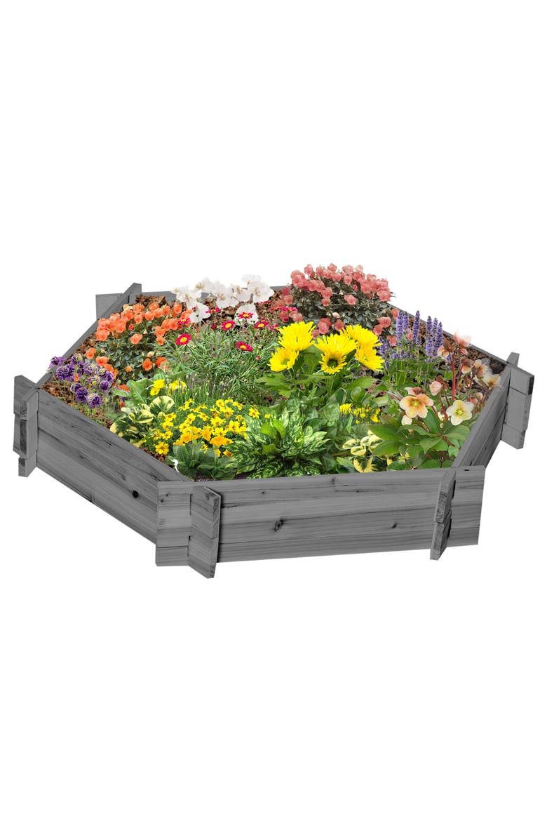 Raised Garden Bed, Main, color, Gray