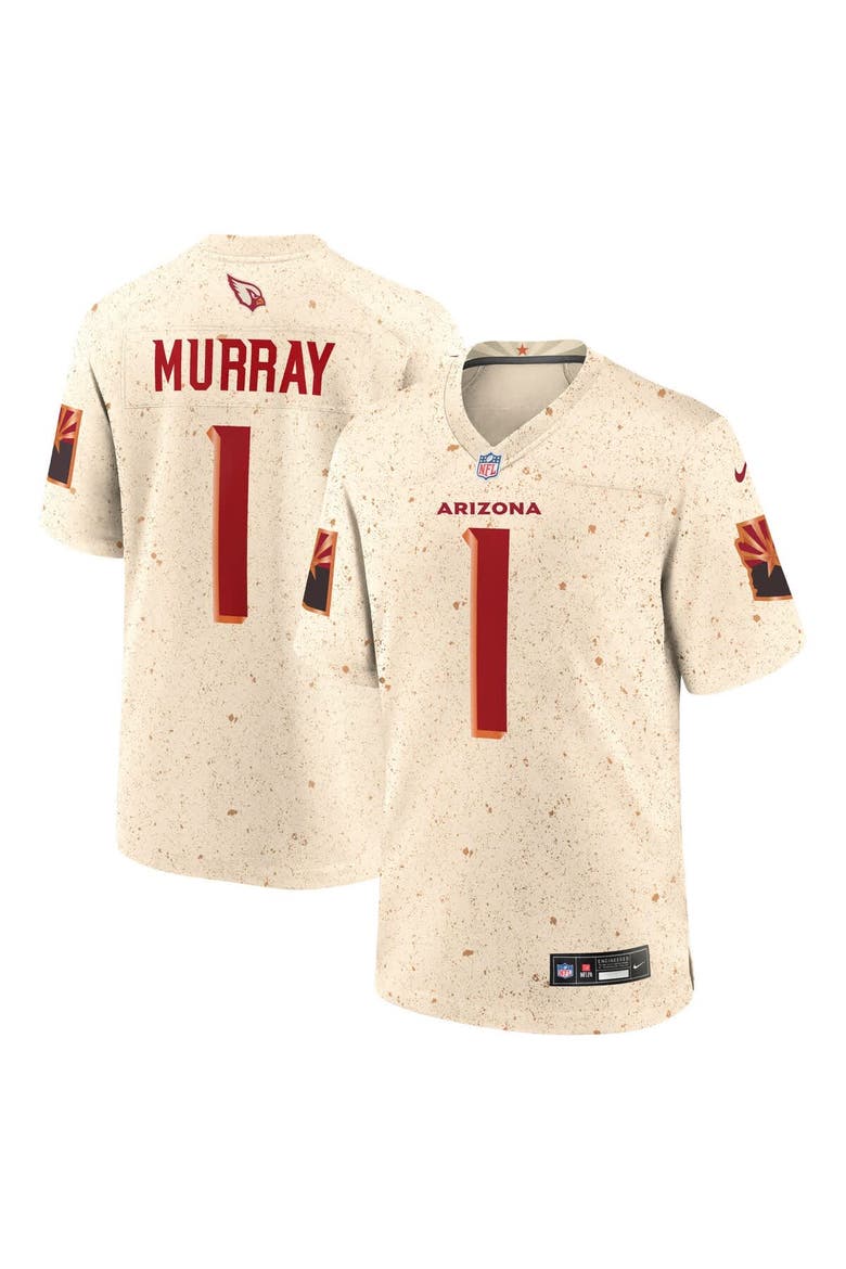 Men's Nike Kyler Murray Natural Arizona Cardinals 2025 Rivalries Collection Game Jersey, Main, color, Natural
