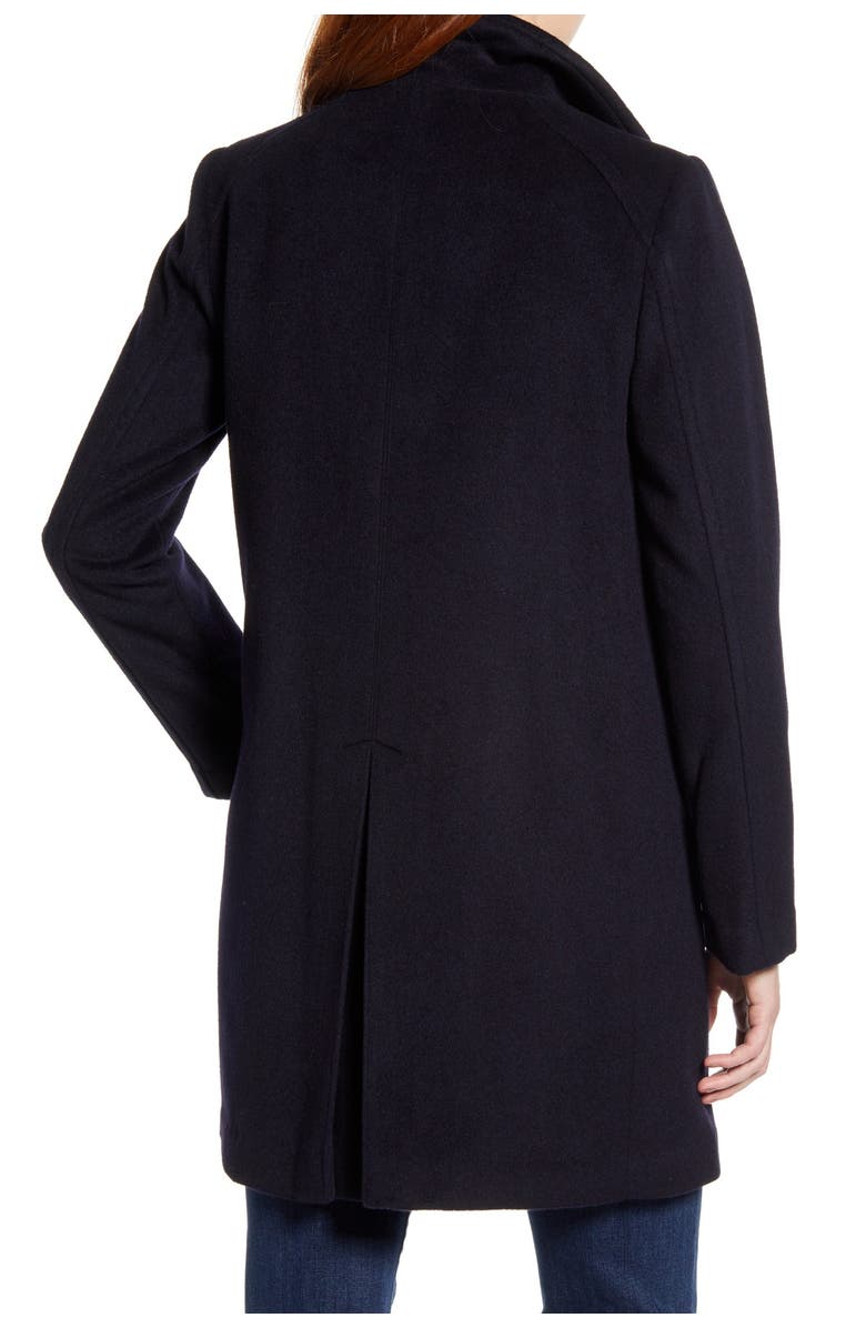 Cole Haan Long Wool Winter Coat, Alternate, color, 