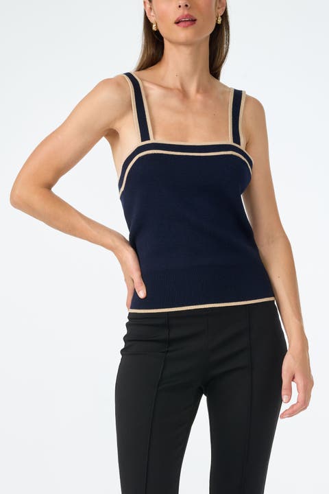 Casady Square Neck Knit Cami