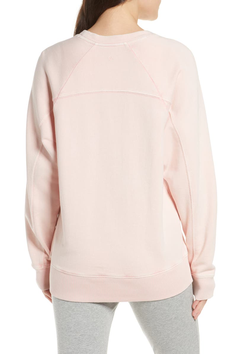 Zella Jamie Crewneck Sweatshirt, Alternate, color,