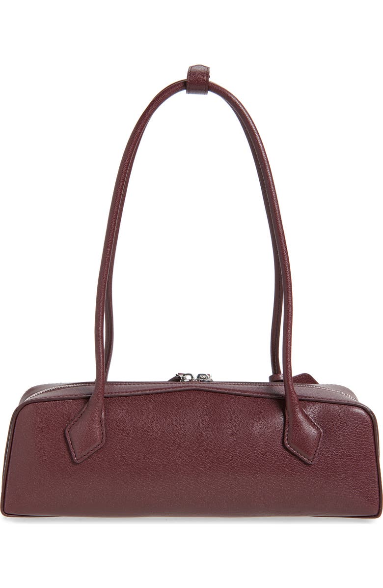 Alaïa Le Teckel Medium Shoulder Bag, Alternate, color, Rouge Grenat