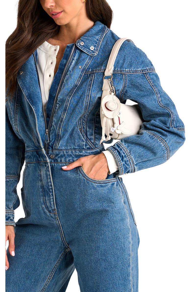 HAMMITT Cowboy Russ Bag Charm, Alternate, color, Western Rein/ Silver