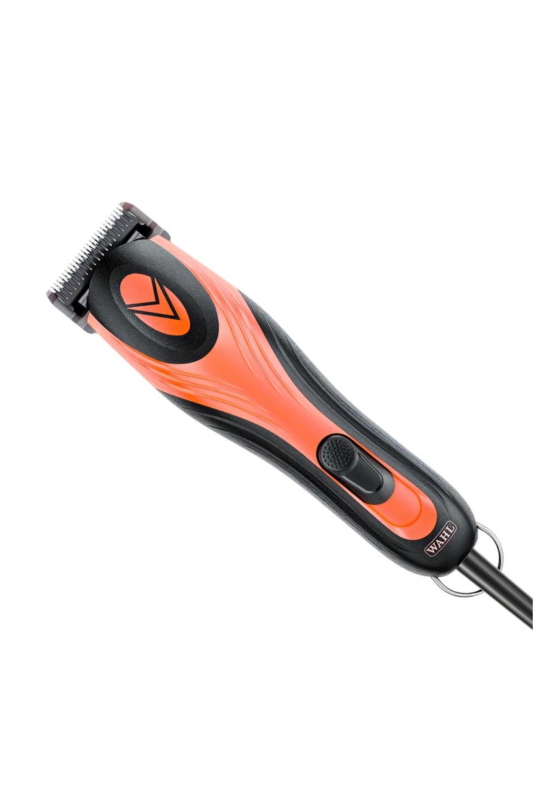Corded grooming clipper for dogs and cats, Main, color, Orange