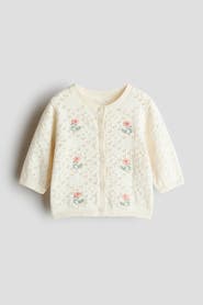 H&M Pointelle-knit Cardigan