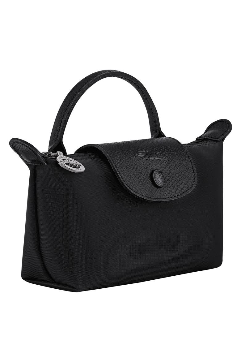 Le Pliage One Cosmetic Case, Alternate, color, BLACK