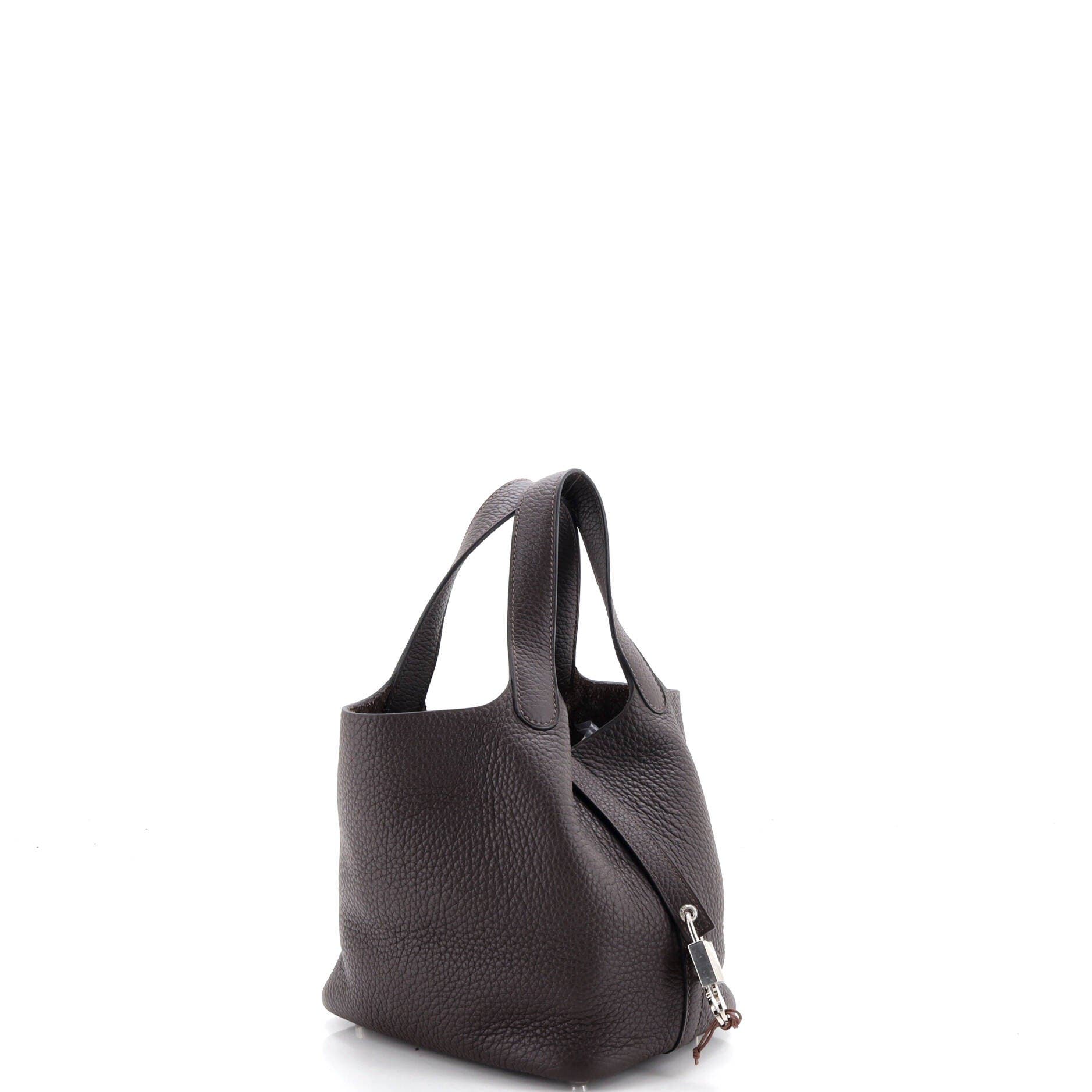 Picotin Lock Bag Clemence PM, Alternate, color, Brown