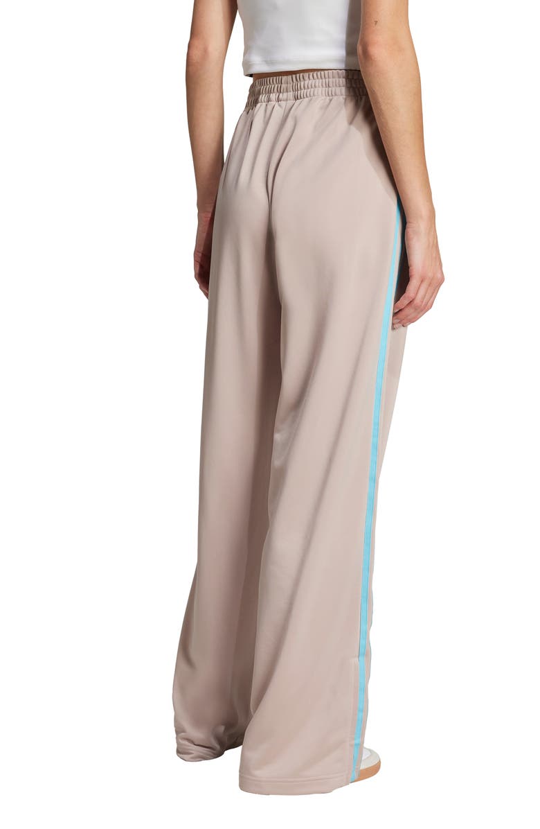 adidas Firebird Recycled Polyester Track Pants, Alternate, color, Wonder Taupe/ Blue