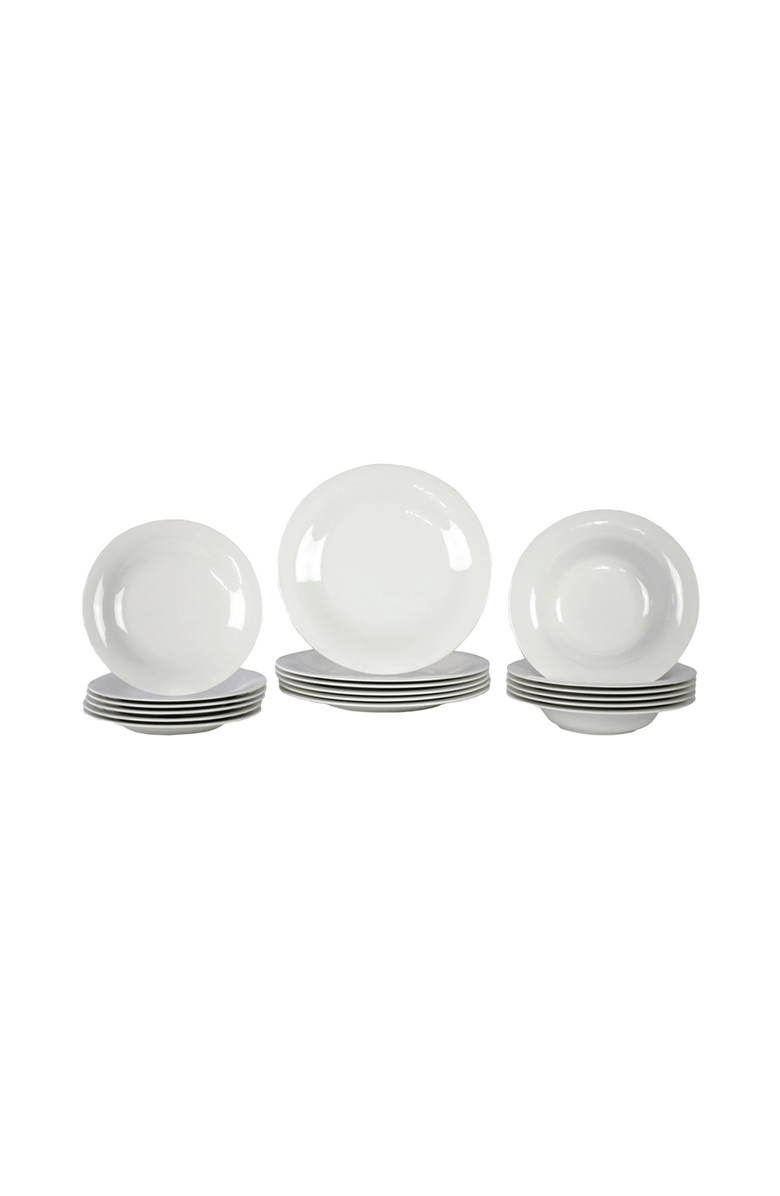 Villeroy & Boch New Cottage Basic 18 Piece Catering Set, Main, color, White