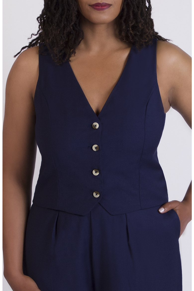 The Wool Vest, Main, color, Navy
