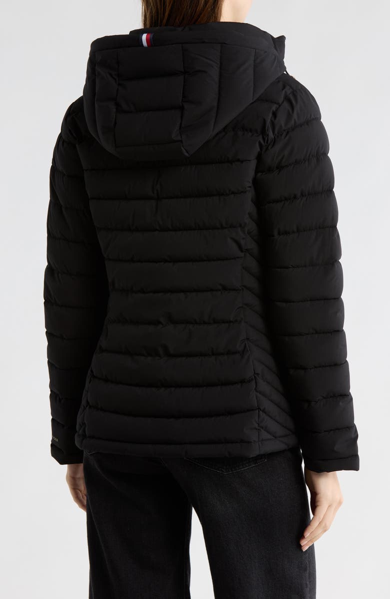 Tommy Hilfiger Stretch Water Resistant Quilted Jacket, Alternate, color, Black