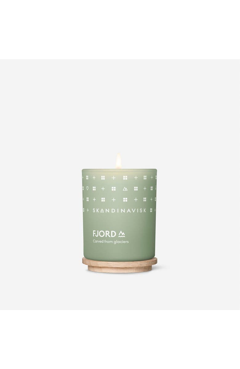 SKANDINAVISK FJORD Scented Candle 65g, Alternate, color, Green