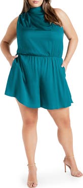 City Chic Kiana Sleeveless Playsuit