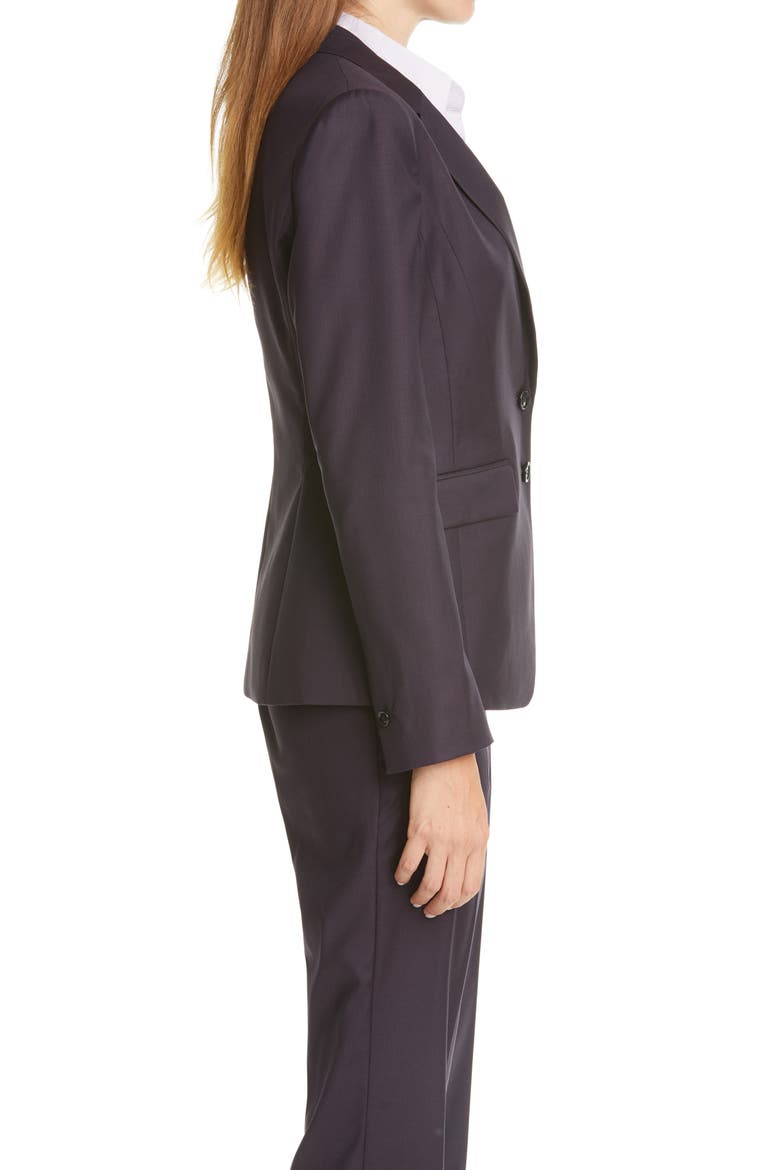 Jesulea Mini Houndstooth Blazer, Alternate, color, GRAPE MINI HOUNDSTOOTH